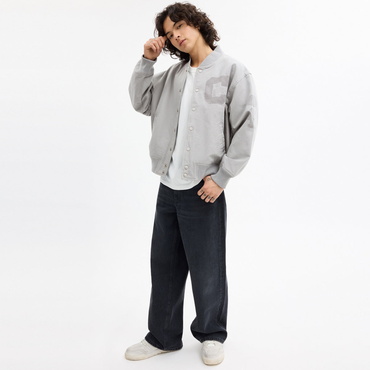 Canvas Varsity Jacket
