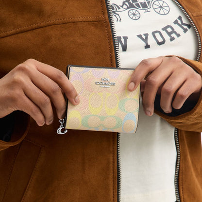 Snap Wallet With Cherry Print