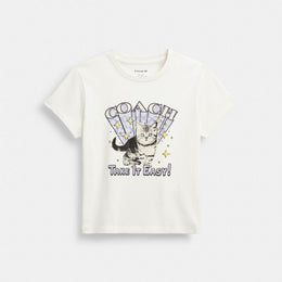 Cat T-Shirt In Organic Cotton