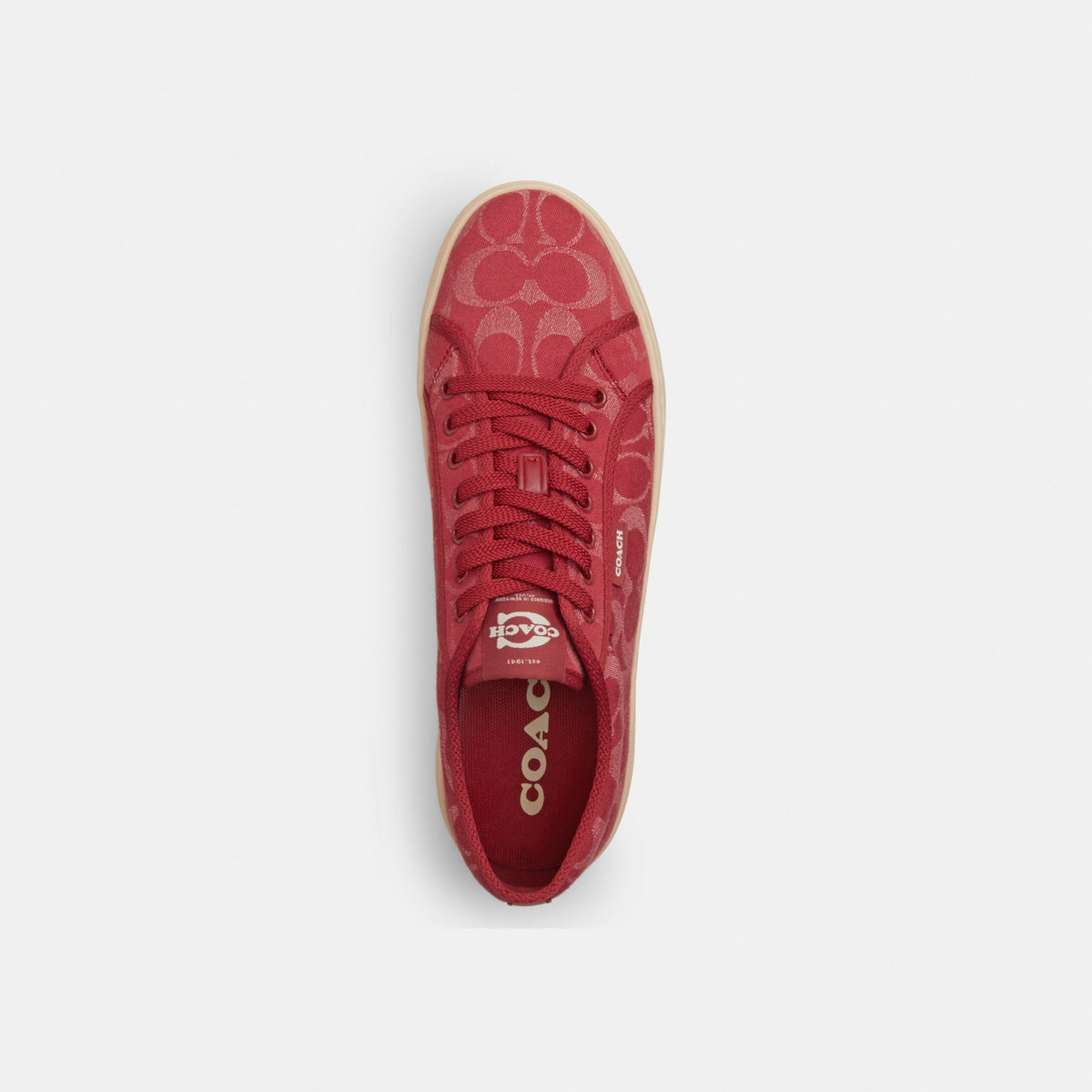 Canvas Sneaker In Signature Denim