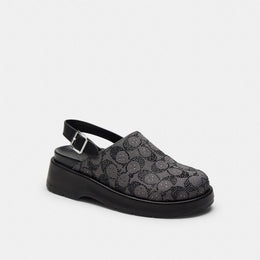 Sculpted C Platform Clog In Crystal Signature Jacquard