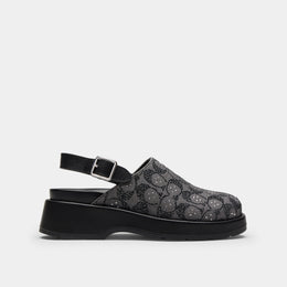 Sculpted C Platform Clog In Crystal Signature Jacquard