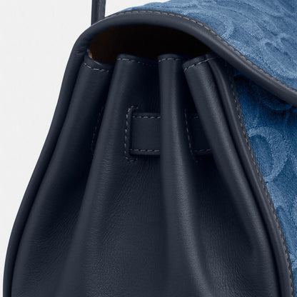Bridget Flap Shoulder Bag In Signature Denim