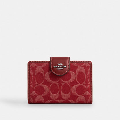 Medium Corner Zip Wallet In Loved Leather