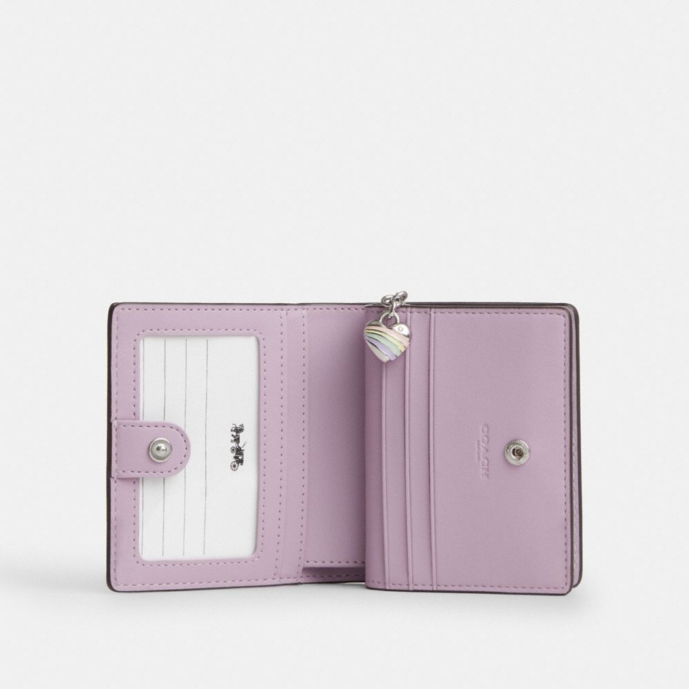 Snap Wallet With Cherry Print
