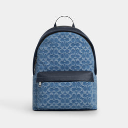 Taylor Backpack In Signature Denim