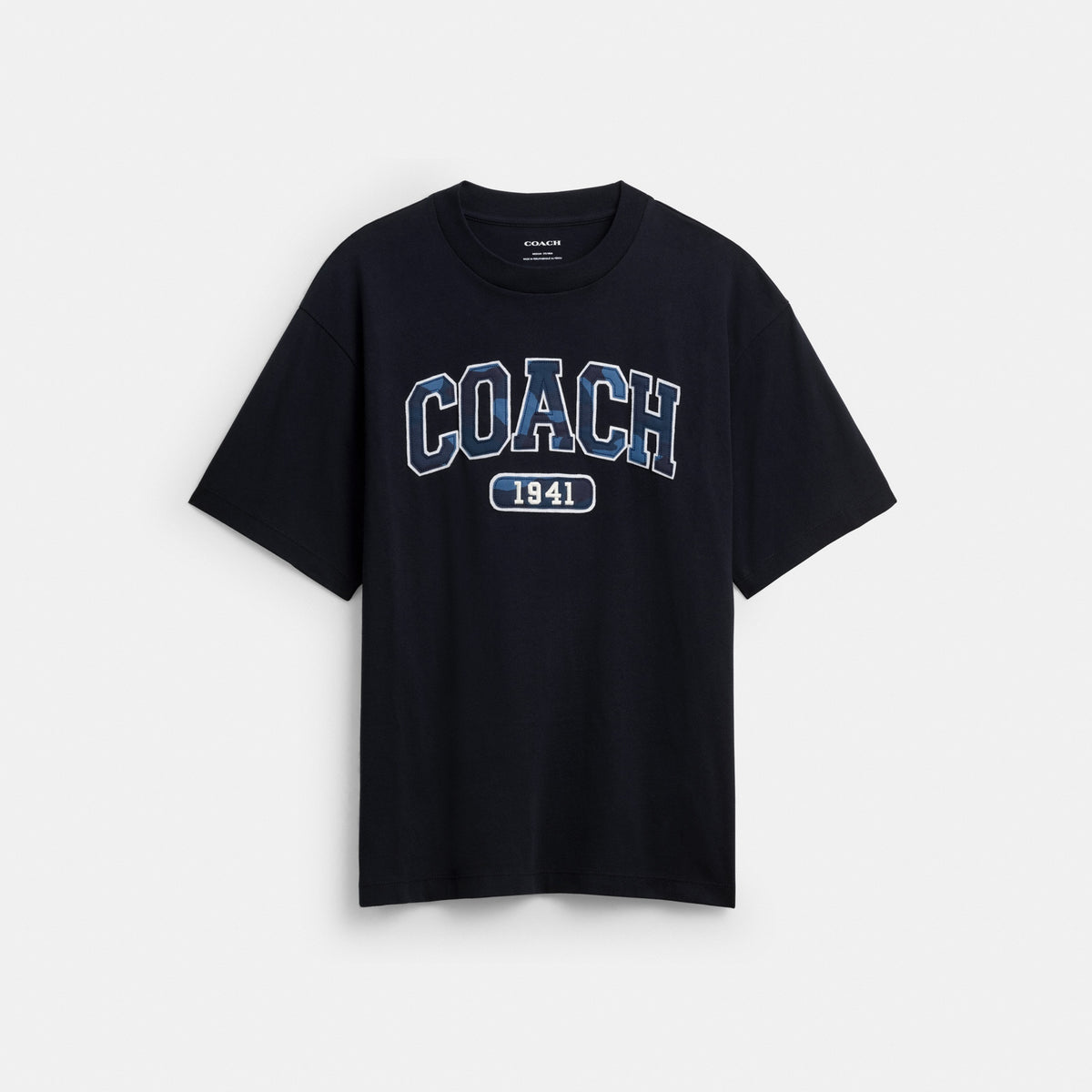 Camo Relaxed T-Shirt In Organic Cotton