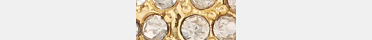 Pavé C Stud Earrings