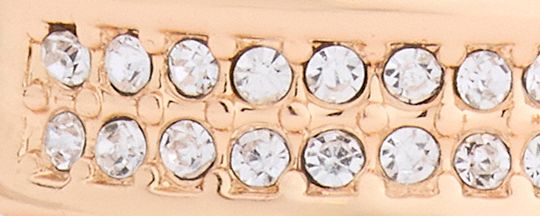 Pavé C Huggie Earrings