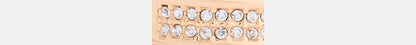 Pavé C Huggie Earrings