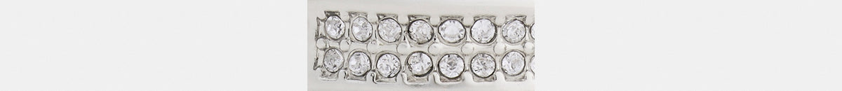 Pavé C Huggie Earrings