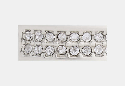 Pavé C Huggie Earrings
