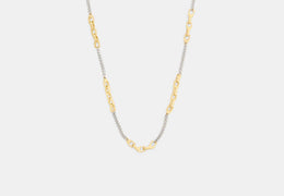 Linked C Necklace