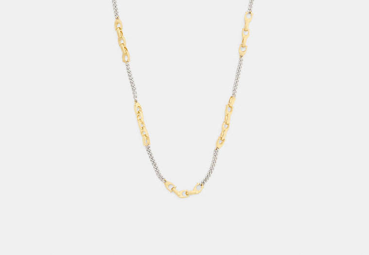 Linked C Necklace