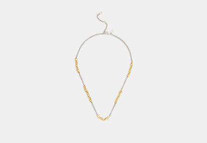 Linked C Necklace