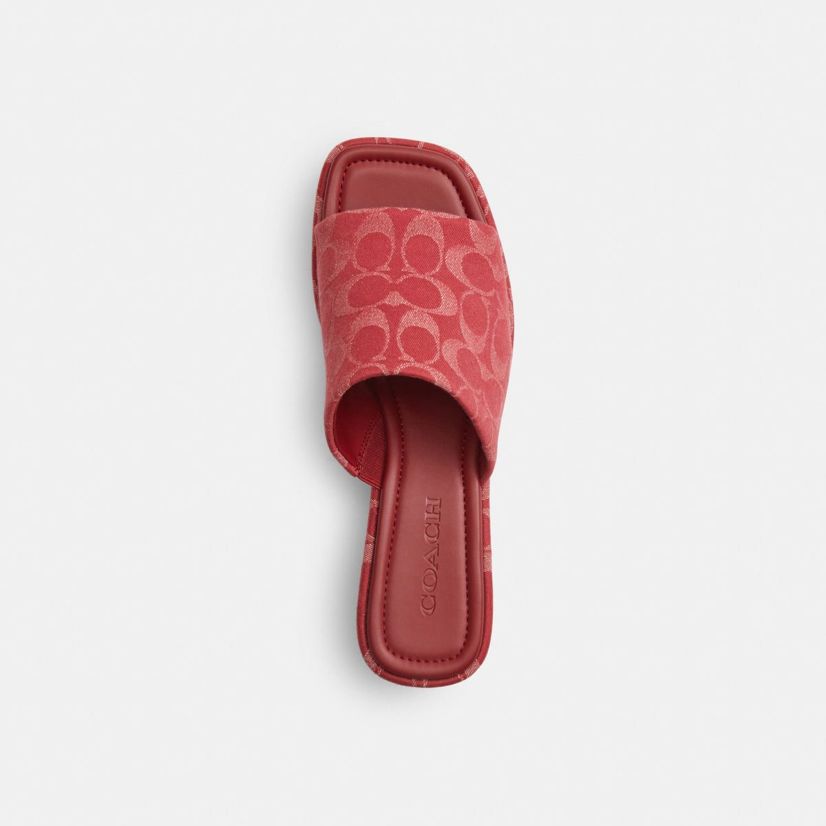Phoebe Platform Sandal In Signature Denim