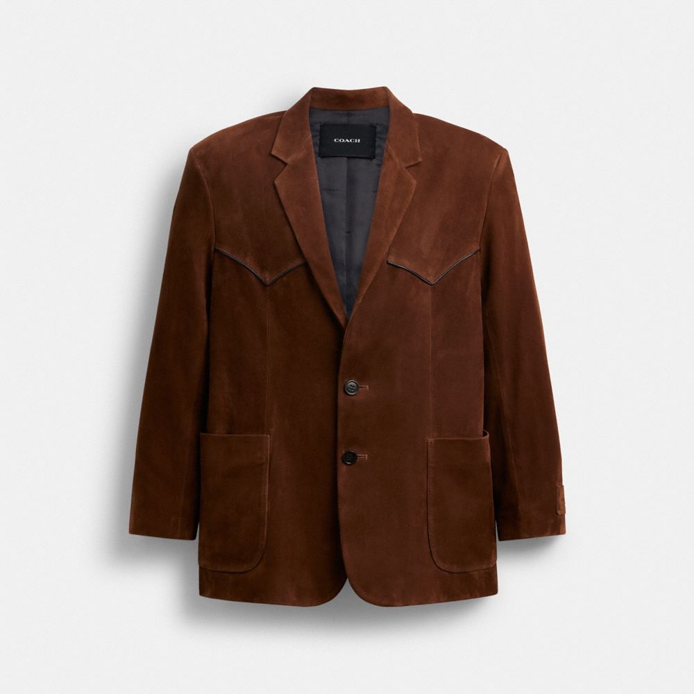 Suede Western Blazer