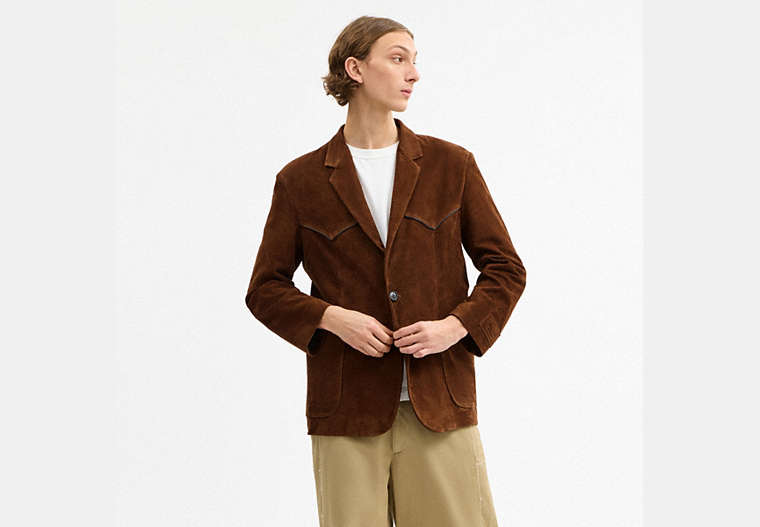 Suede Western Blazer
