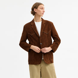 Suede Western Blazer