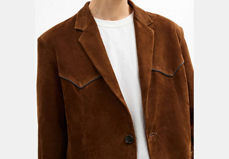 Suede Western Blazer