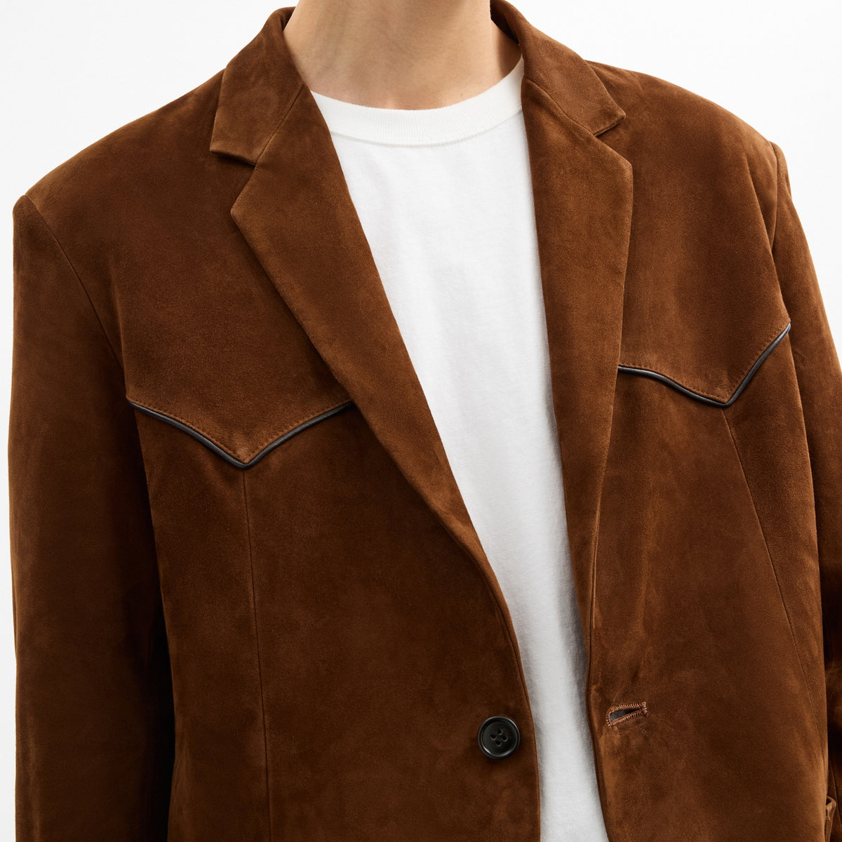 Suede Western Blazer