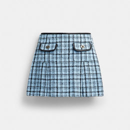 Turnlock Tweed Skirt