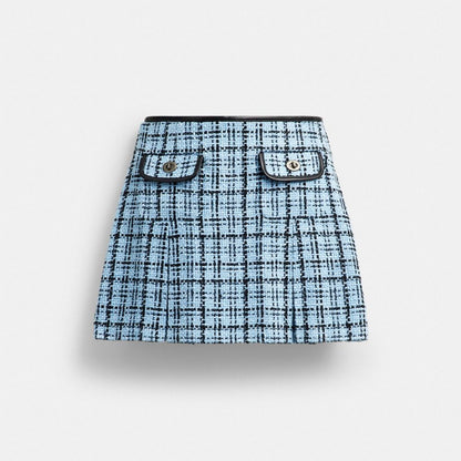 Turnlock Tweed Skirt