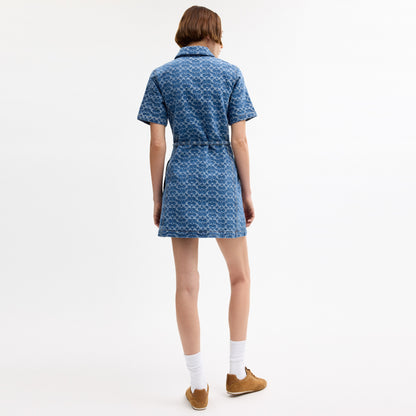 Signature Denim Dress In Organic Cotton