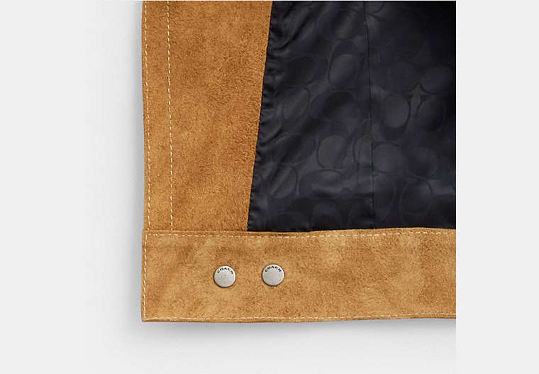 Asymmetric Suede Jacket