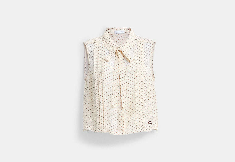 Cropped Sleeveless Blouse