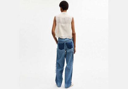 Cropped Sleeveless Blouse