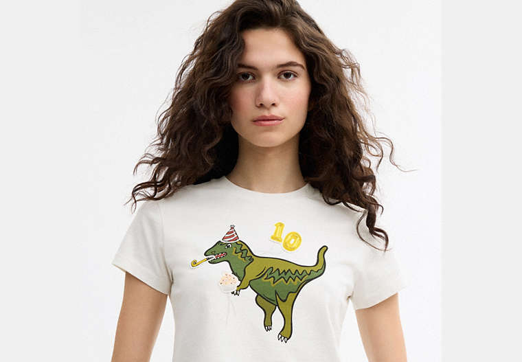 Rexy 10th Birthday 90's Fit T-Shirt In Organic Cotton