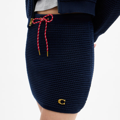 Textured Knit Skirt