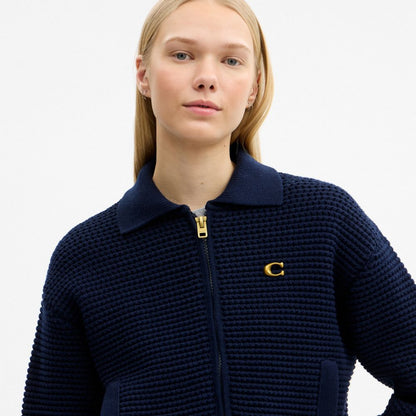Zip Front Cardigan