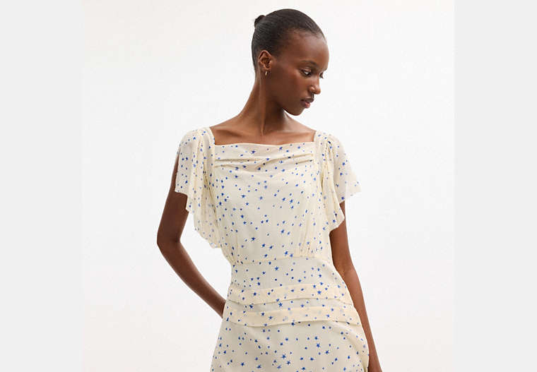 Printed Star Dress