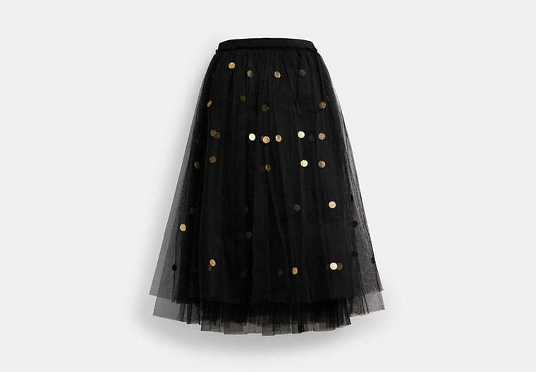 Sequin Paillette Tulle Skirt In Recycled Polyester