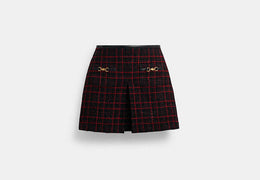 Sculpted C Tweed Skirt