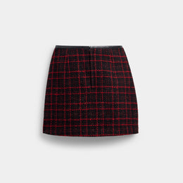Sculpted C Tweed Skirt