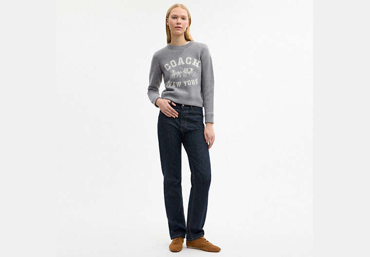 Horse And Carriage Crewneck Sweater