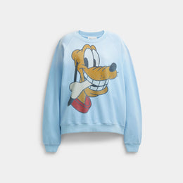 Disney X Coach Pluto Crewneck Sweatshirt
