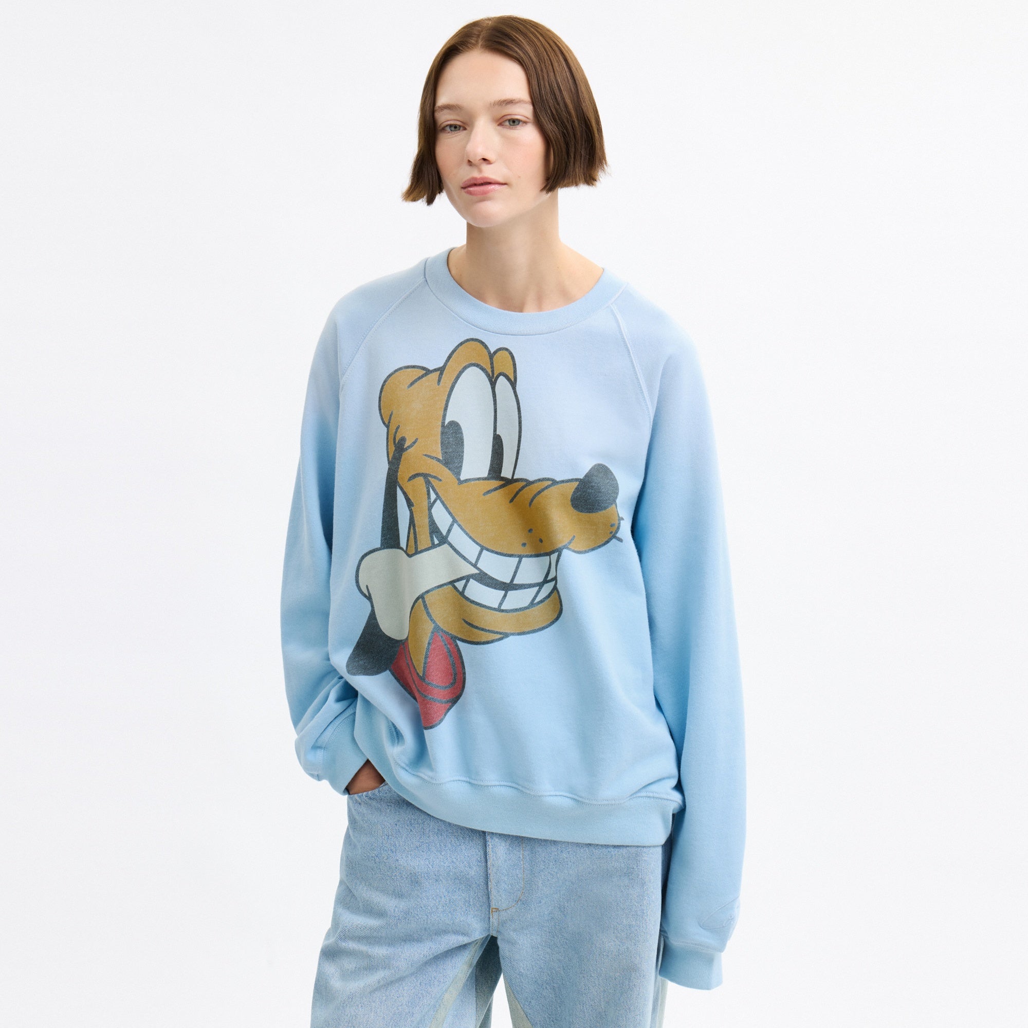 Disney X Coach Pluto Crewneck Sweatshirt