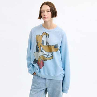 Disney X Coach Pluto Crewneck Sweatshirt