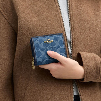 Snap Wallet With Cherry Print