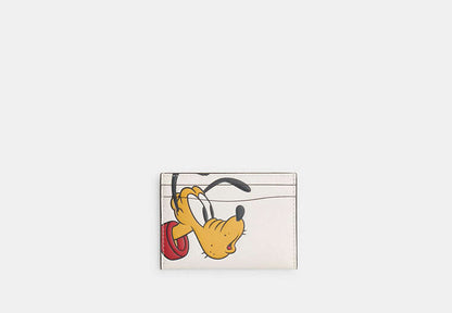 Disney X Coach Essential Card Case With Pluto