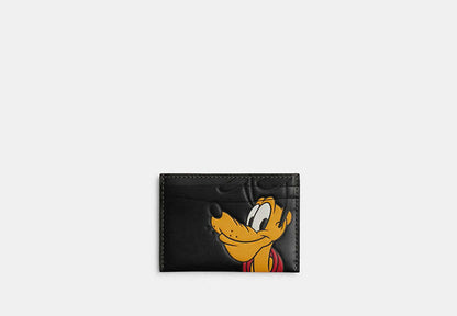 Disney X Coach Essential Card Case With Pluto