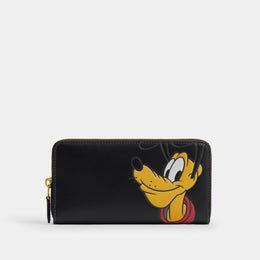 Disney X Coach Essential Accordion Zip Wallet With Pluto