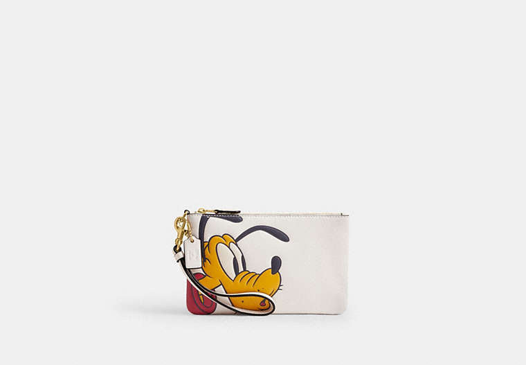 Disney X Coach Essential Small Wristlet With Pluto