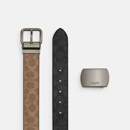 Boxed Roller Buckle Cut-To-Size Reversible Belt, 38 Mm