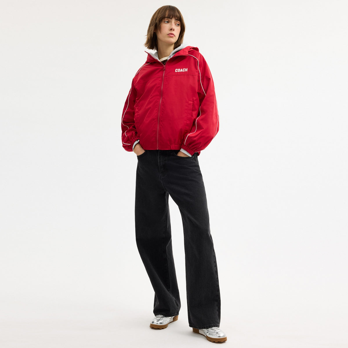 Windbreaker In Recycled Polyester