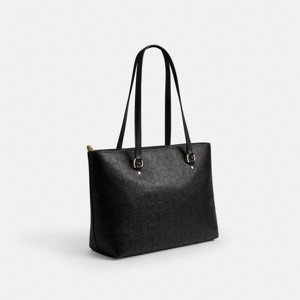 Station Tote Bag In Signature Leather